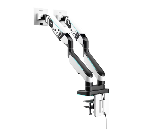 Diablo Chairs X-Arm Dual RGB biało-czarny - 1364740 - zdjęcie 4